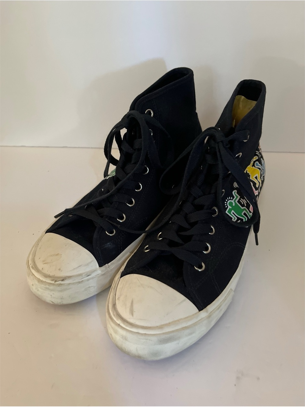 Keith Haring High Top Sneakers EU Size 42 US Size 9 Men’s